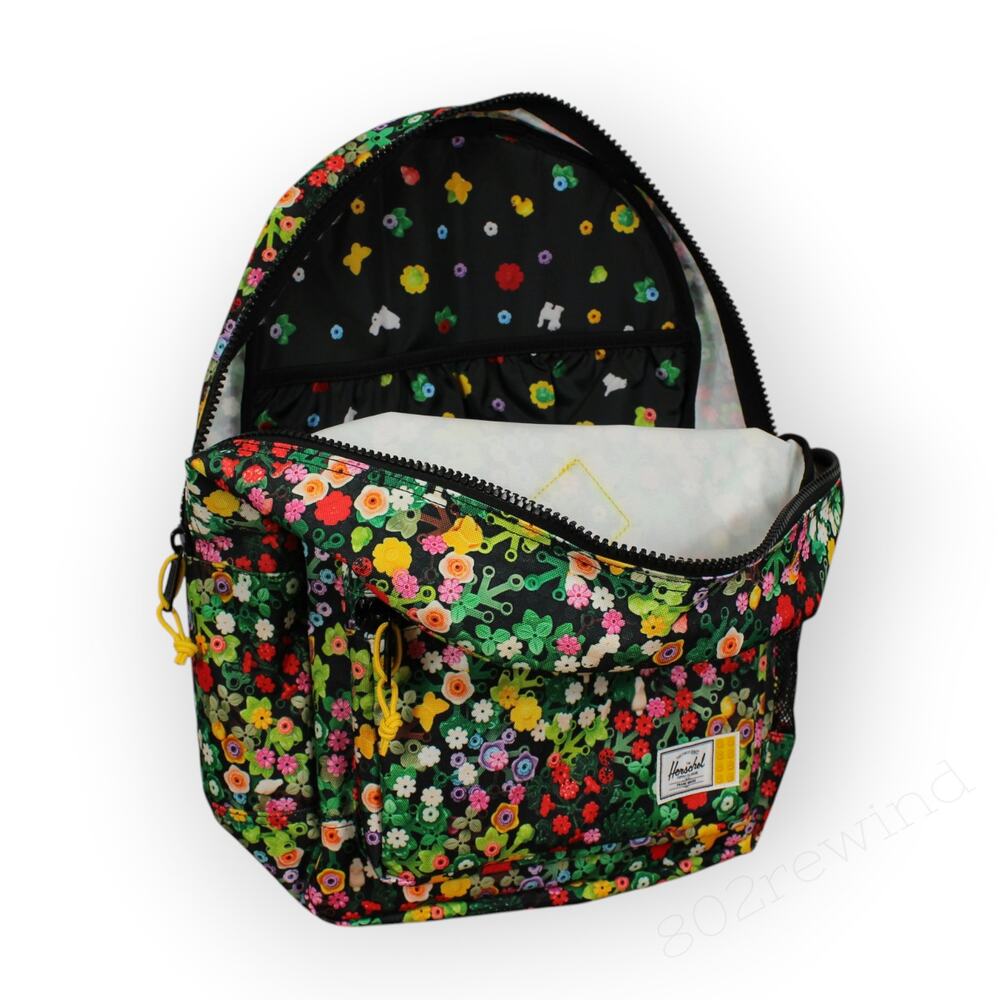 LEGO x Herschel Backpack & Lunchbox 2 Pc Bundle Scavenger Hunt Meadow Floral NEW - Picture 6 of 11
